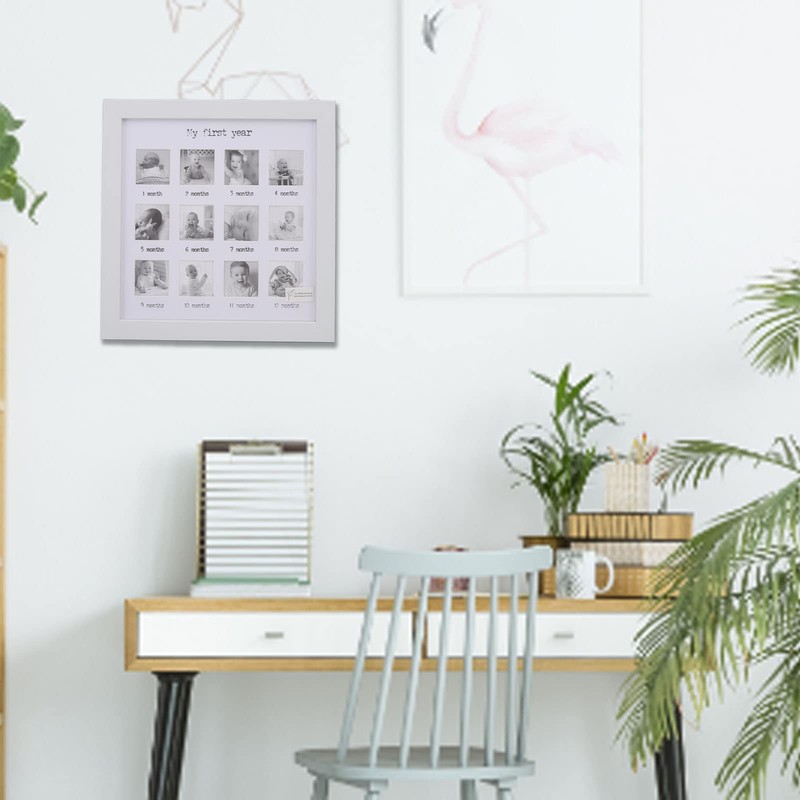 12 Months Baby First Year Photo Frame, Baby First Year