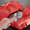 Meat Tenderizer Roller- Stainless Steel 5 Wheel Meat Rolling Hammer
