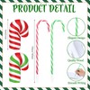 Supervitae 48 Pcs/ 24 Set Christmas Candy Cane Ballpoint Notebook