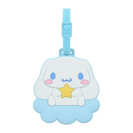 Sanrio 681750 Luggage Tag, Cinnamorol, PVC, PET, Paper Name Card Included