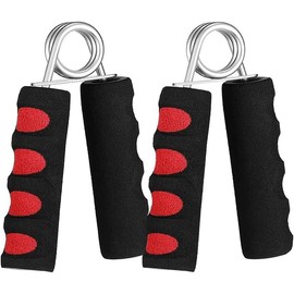 Hand Grip Strengthener, Hand Soft Foam Manual Exerciser, Rapid Increase of Wrist, Forearm and Finger Strength Exercise Equipment, 2 Pack