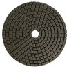 7" High Performance Dry Stone/Concrete Polishing Pads, 2.2mm Segment Height, Turbo Style, 100 Grit