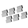 50pcs Stainless Steel Greenhouse Overlap S Clips Durable Glass Frame