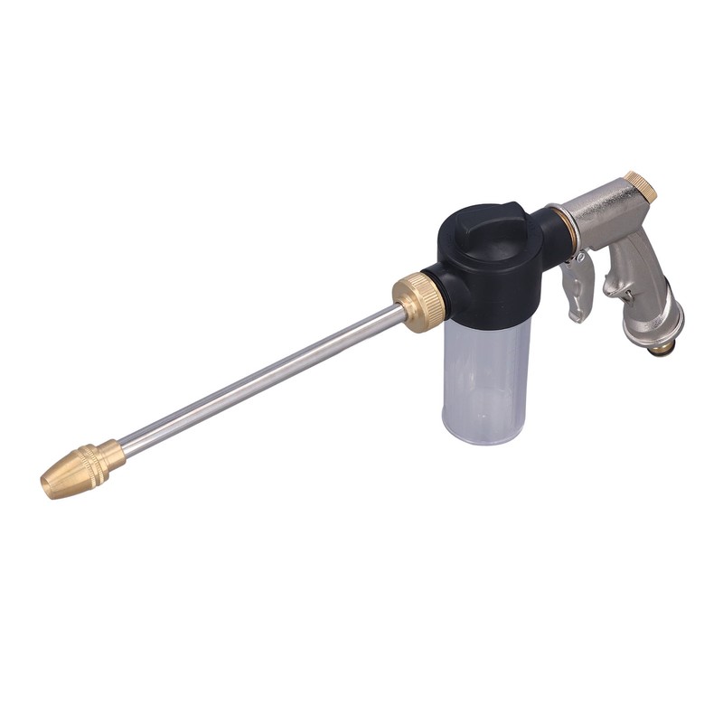 High Pressure Water Gun Garden Hose Wand Nozzle Sprayer Foam