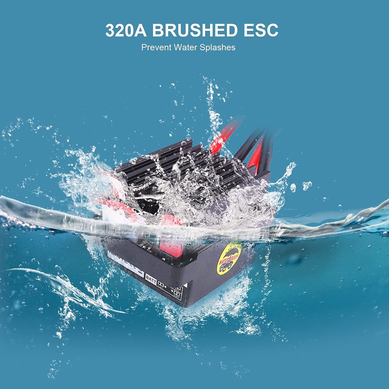 RUIZHI 320A RC Car Boat ESC Electronic Speed Controller with