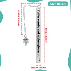 Nurse Gifts for Women Men Thank You Bookmark Nurses Week Gifts RN Appreciation Present for Practitioner Christmas Birthday Appreciation Bookmark Nursing School Graduation Present