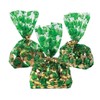 Fun Express Cellophane Shamrock Bags (12 pack) St. Patrick's Day