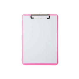 MAUL Clipboard A4 MAULneon | Plastic Writing Board in DIN A4 Format | Clipboard for Hanging | Modern Clip for Storage of Paper | for Office, Kitchen and Workshop | Pink