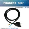 HayEastdor 5 Pin Trailer Connector 3.2FT/40Inch 18AWG Trailer Wiring Harness