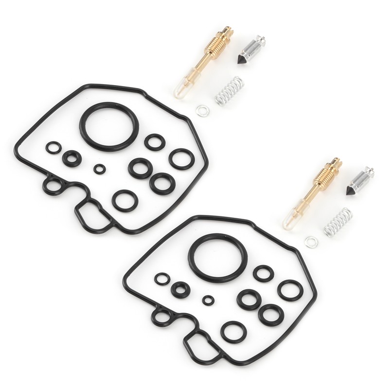 2 Sets Motorcycle Overhaul Carburetor Rebuild Kit Fit for Honda