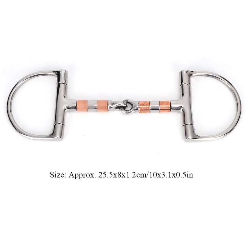 Stainless Steel Dee Bit Snaffle Horse Tool Accessories Mouth with