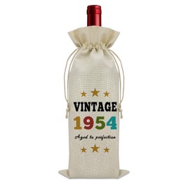 70th Birthday Gifts for Women Men 70 Years Old Birthday Party Decoration Wine Bag Gifts Happy 70th Birthday Decor Turning 70 Gifts Wine Bag for Wine Lovers Happy 70th Birthday Gifts for Colleague