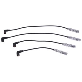 Uposao 4x Ignition Cable Set 06A905409M, 06A905409P, 06B905431A, 06B905433A, 06B905435A, 06B905437A Compatible with A3 A4 A-lt-eo E-xeo O-ct-avia G-olf4 5 6 6 1.6 2.0
