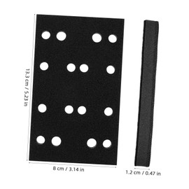 Operitacx 4 Pack Sandpaper Sponge Cushion for Drill Sander Soft Sponge Interface Pad Car Detailing Supplies Buffer Pads for Drill Polishing Tool Accessory