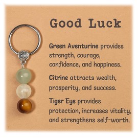 ZALAOR Crystal Keyring for New Beginnings – Good Luck Gifts for Women with Card – Inspirational Crystal Keychain for Family Friends – New Job Gifts for Graduation or Farewell