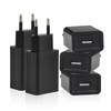 CYIOU 5 W USB Charger 5 Pack USB Plug 5