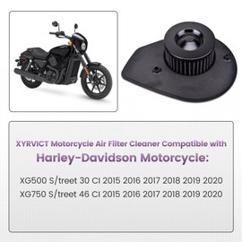 Air filter Element High-Flow Washable for Harley-Davidson XG500 XG750 2015 2016 2017 2018 2019 2020, 29400078