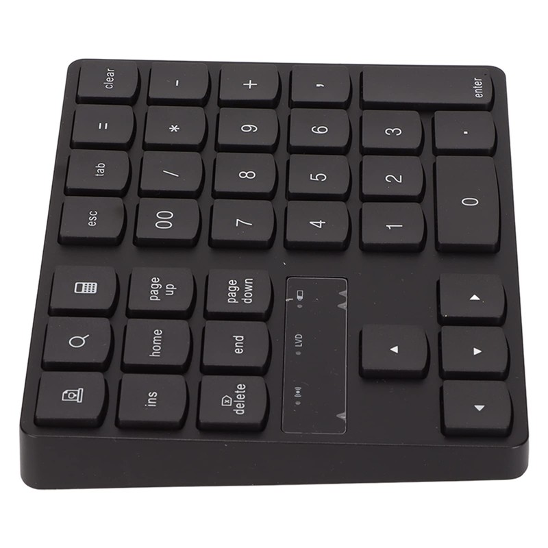 Wireless Number Pad with 35 Keys 2.4G Quiet USB Numeric