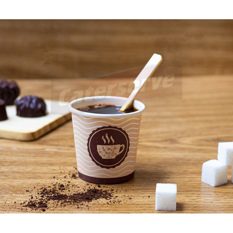 Disposable Paper Hot Coffee Tea Drinking Espresso Cups 4oz -