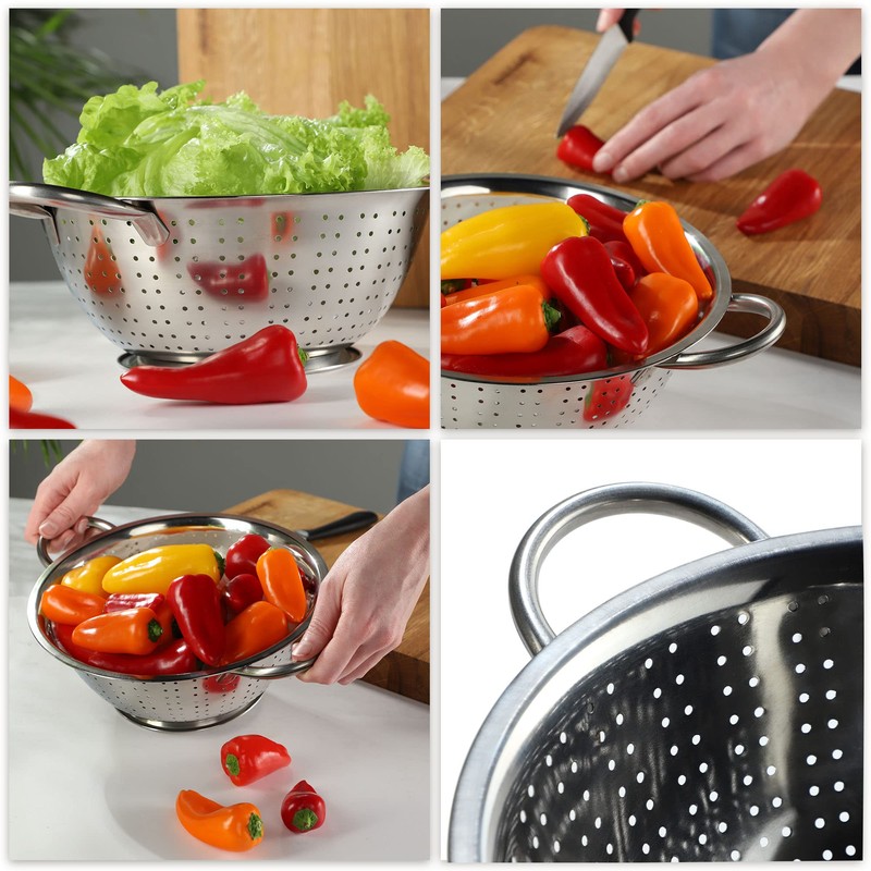 KADAX Stainless Steel Noodle Strainer Colander Colander Kitchen Colander Filter