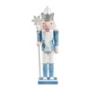 CutitiUU 30CM Christmas Nutcracker Blue Snowflake King