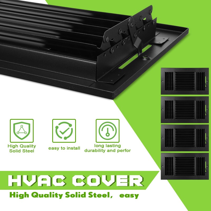 Wesiti 6 Pcs Vent Covers 10 x 6 Inch HVAC