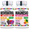 Purely Organics Resveratrol Gold + Magnesio Fem, 90 Cápsulas c/u