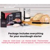 Complete Sourdough Starter Kit – Glass Jar with Lid, Kitchen