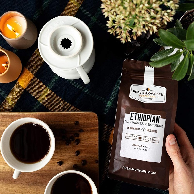 Fresh Roasted Coffee, Ethiopian Yirgacheffe Kochere, 2 lb (32 oz),