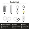 KES Bathroom Sink Drain Without Overflow Vessel Sink Lavatory Vanity