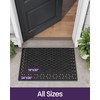 DEXI Front Door Mat Outside Entrance Rubber 19x30, Welcome Floor