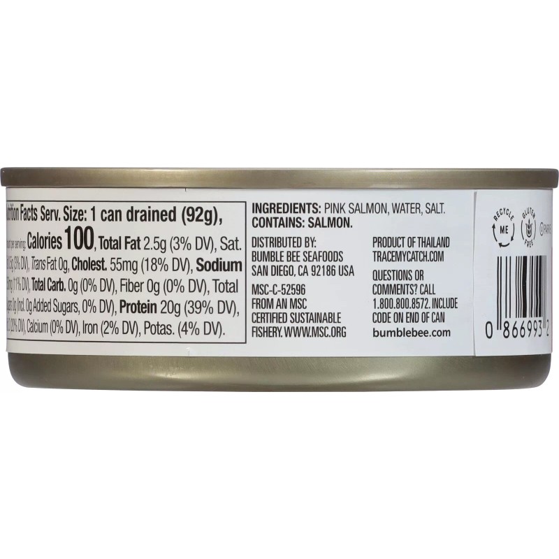 Bumble Bee Skinless & Boneless Canned Pink Salmon 🍣 in