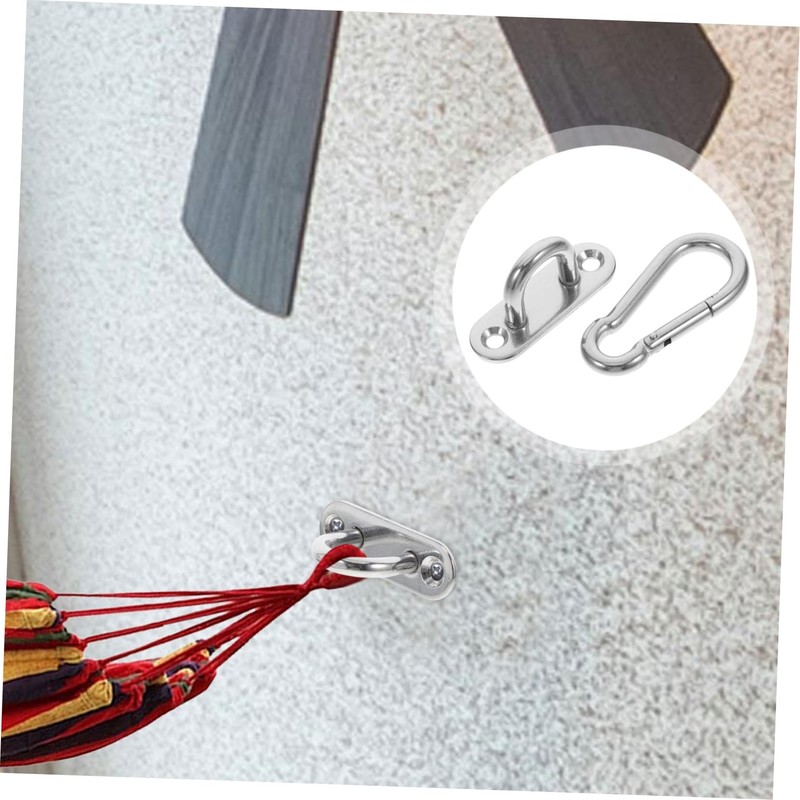 MAGICLULU 60pcs Heavy Duty Stainless Steel U Bracket Hook Set