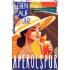 14 x 20 cm Retro Tin Sign, Bar Sign, Cocktail