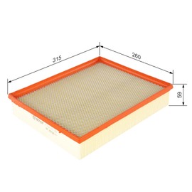 Bosch S0286 - Air Filter Car