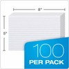 Oxford 51EE Ruled Index Cards, 5" x 8", White, 500
