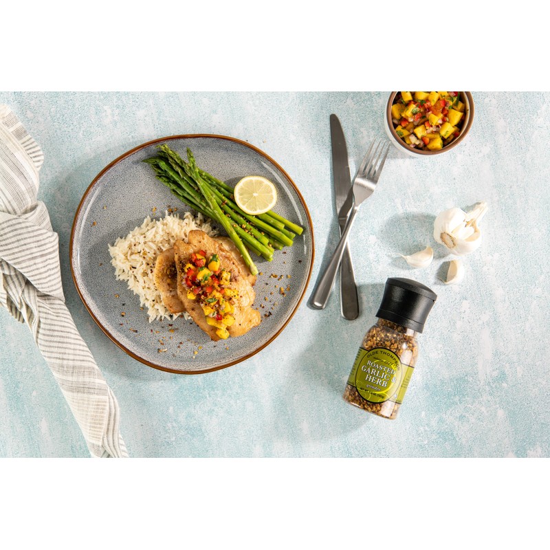 Olde Thompson Roasted Garlic & Herb Grinder, Salt and Spice