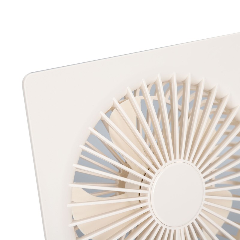 Ultra Thin Table Fan Desktop Flat Battery Operated Standing Hanging