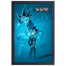 YU GI OH YAMI & YUGI RETROSPECTIVE 13x19 FRAMED GELCOAT ANIME JAPAN YU-GI-OH NEW