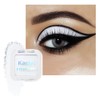 Kaely Pressed Single Eyeshadow Makeup, White Matte Highly Pigmented Monochrome
