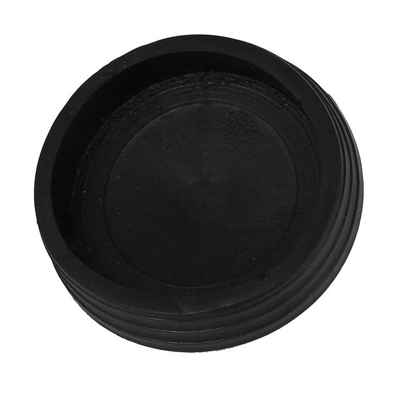 sourcing map 52mm Diameter Water Sink Black Rubber Disposal Stopper