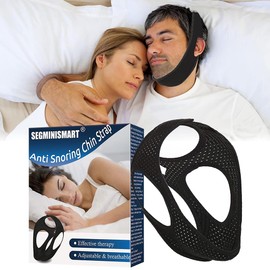 Anti Schnarchen Kinnriemen,Anti Snoring Chin Strap,Schnarchstopper Anti Schnarchen,Antischnarch Band,2024 Aktualisierung Professionell Wirksam Hilft Gegen Schnarchen Schnarchgerät,Schwarz