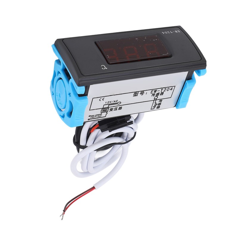 Digital Thermostat 0.1℃ Resolution 0.5℃ Accuracy Dual Display Temperature Controller