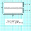 Preferred Postage Supplies Postage Meter Tape 6x4 Compatible Replacement for