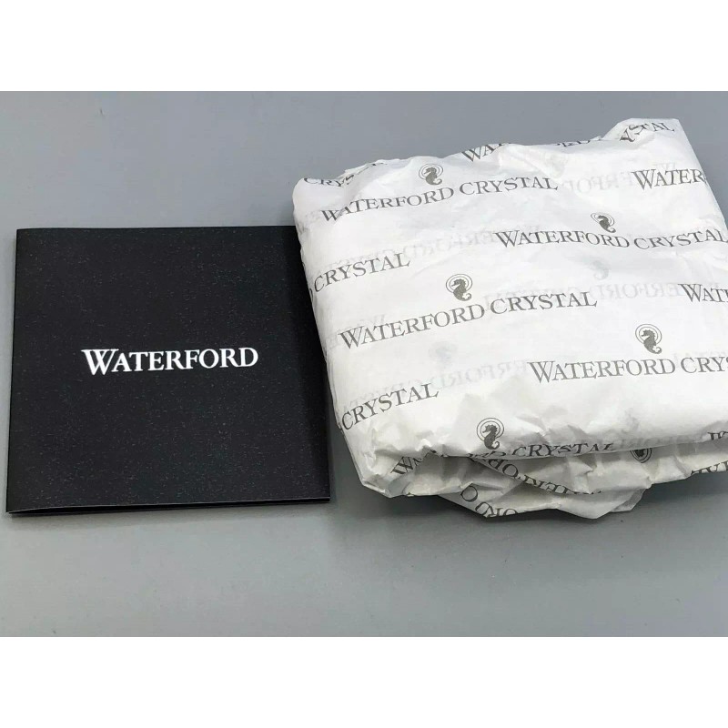 Waterford clear crystal set of 3 "Snowstar" Ornaments, New in