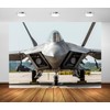 Loccor 7x5ft Fabric Jet Fighter Backdrop Air Combat Fighter Military
