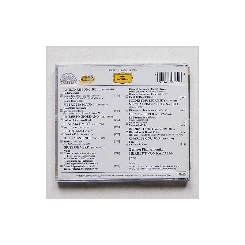 Intermezzi und Ballettmusiken