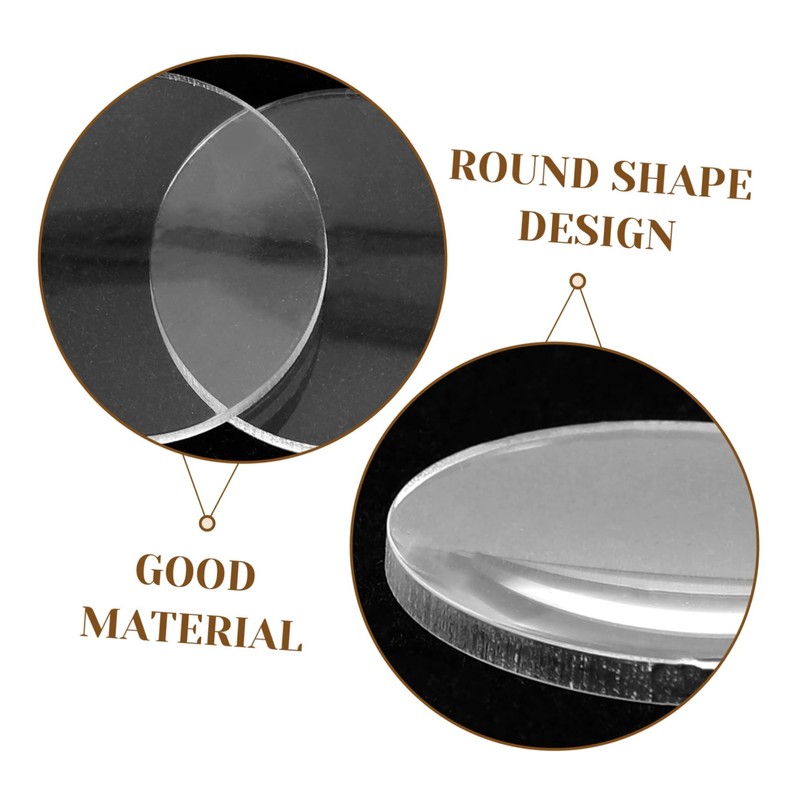 HOLIDYOYO 20pcs Convex Magnifier Lens Φmm Magnifying Lens for Telescopes