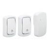Self Powered Doorbell Set 2 Transmitter Long Range 38 Ringtones