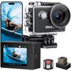 Dragon Touch 4K30FPS Action Camera Vision 3 20MP 100FT Underwater